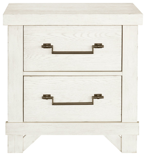 Maggie Valley Farmhouse Nightstand With USB by Samuel Lawrence