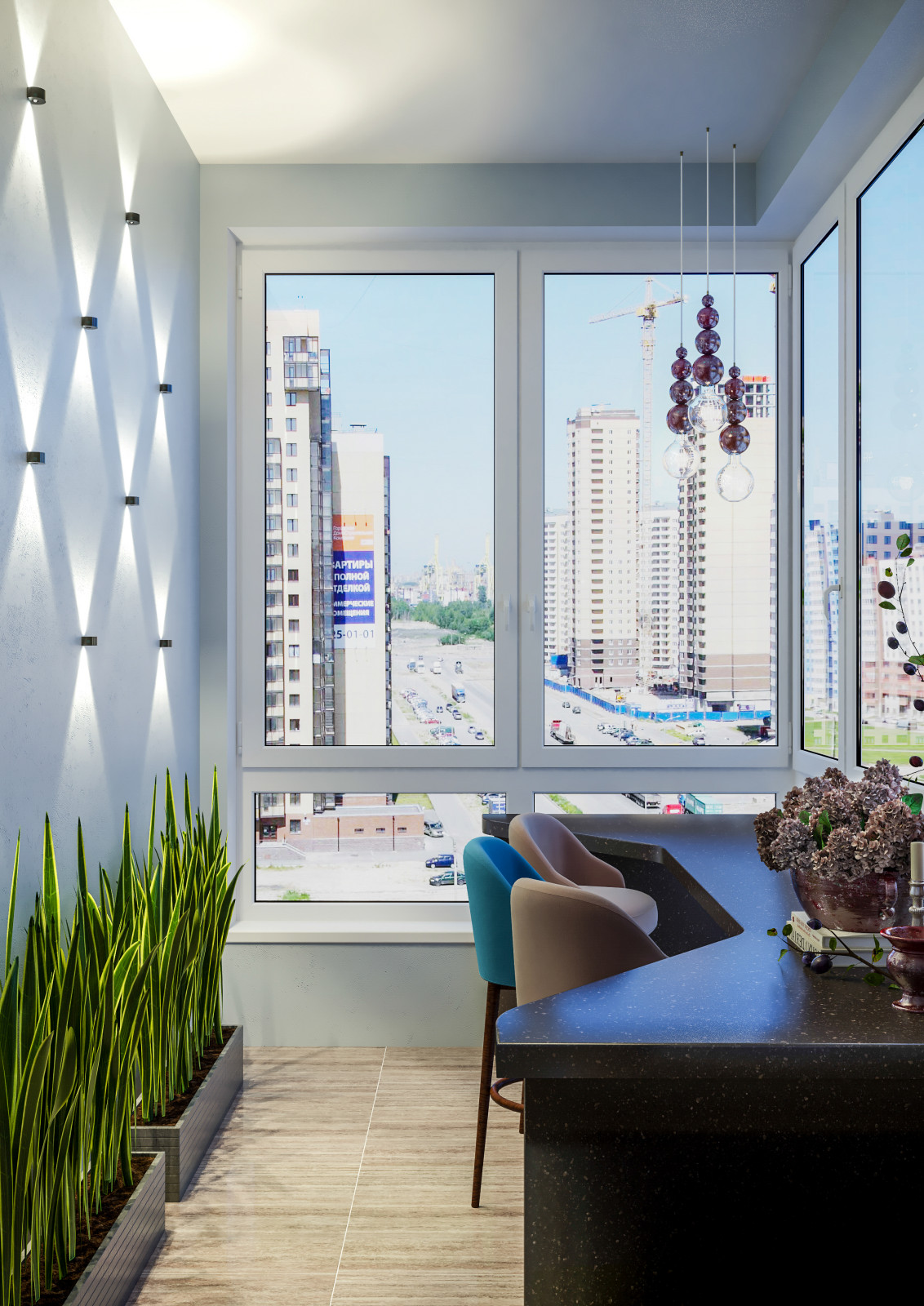 Дизайн квартиры в ЖК Ривер Парк