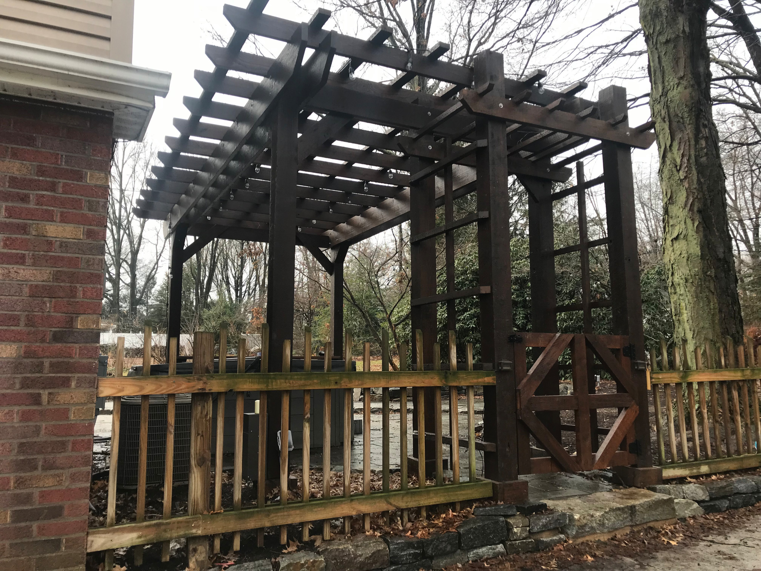 Walnut Pergola