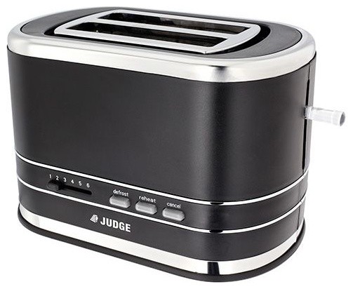 Judge Satin Black 2 Slice Toaster