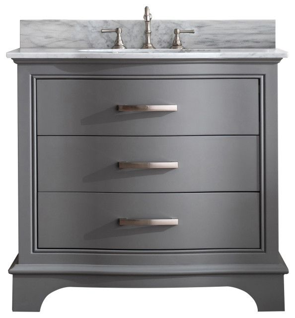 Monroe 36" Bathroom Vanity Transitional Bathroom Vanities And Sink