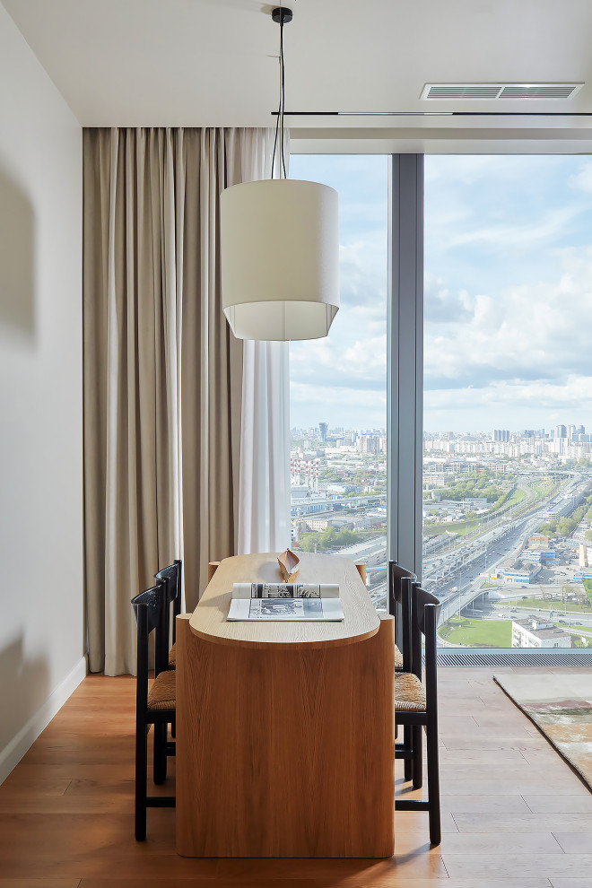 Квартира в Москва-Сити 2 (бежевое дерево)