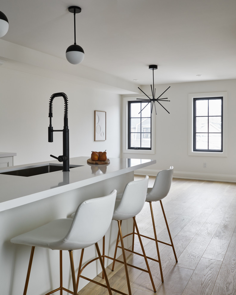 Inspiration for a transitional kitchen remodel in Toronto