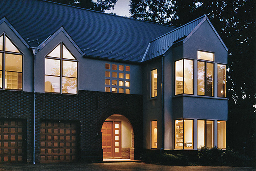 Example of a minimalist exterior home design in DC Metro