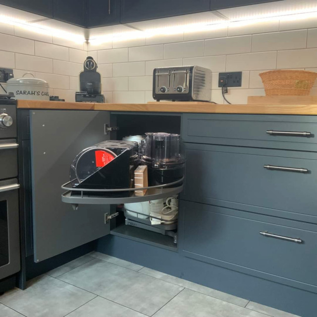 Chic, Compact Kitchen country-kitchen