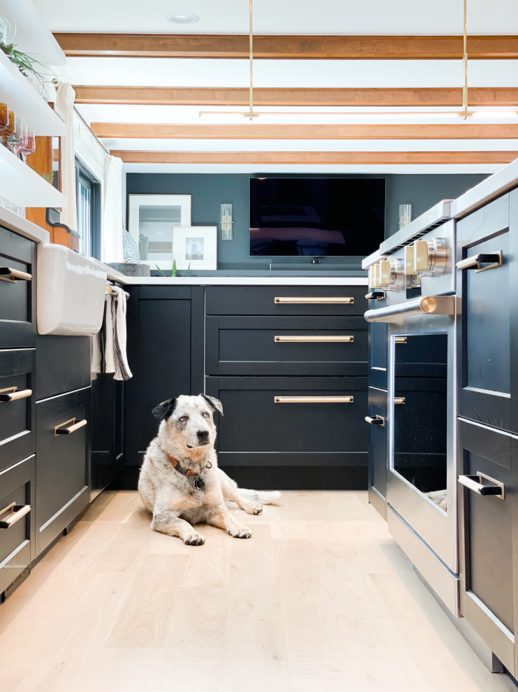 Cozy Modern | Governor's Ranch, CO | Modern Kitchen & Living Area