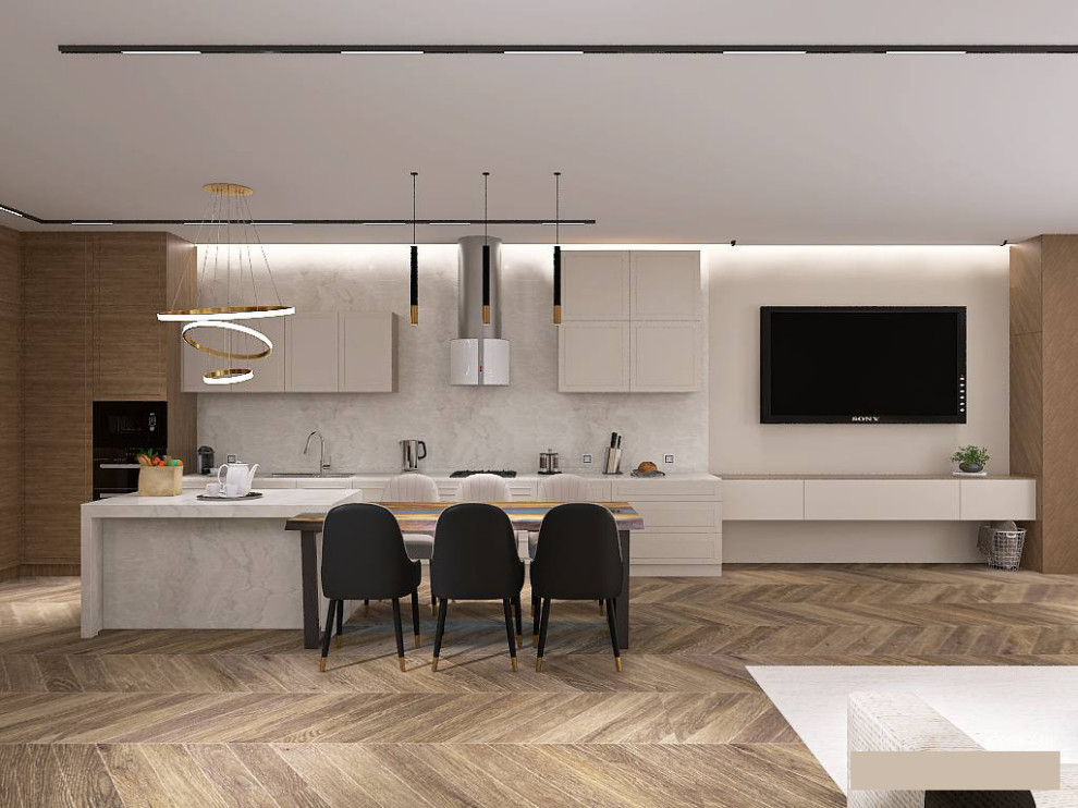 Интерьер контемпораре.