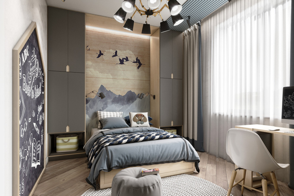 Дизайн проект детской для мальчика