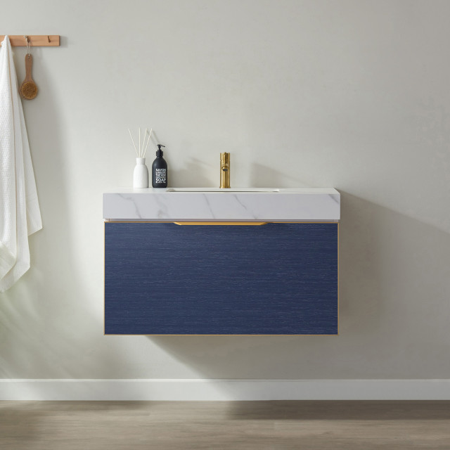Floating Vanities Modern Bathroom New Orleans by Vinnova Houzz AU