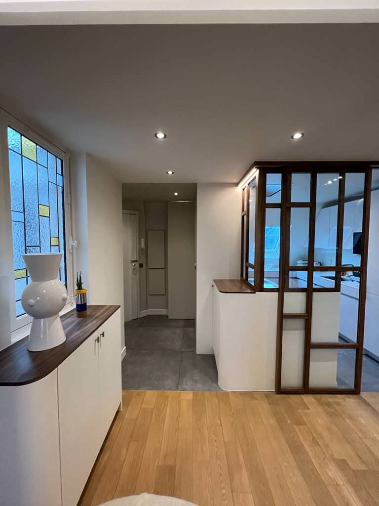 Projet de rénovation complète d'un intérieur Parisien