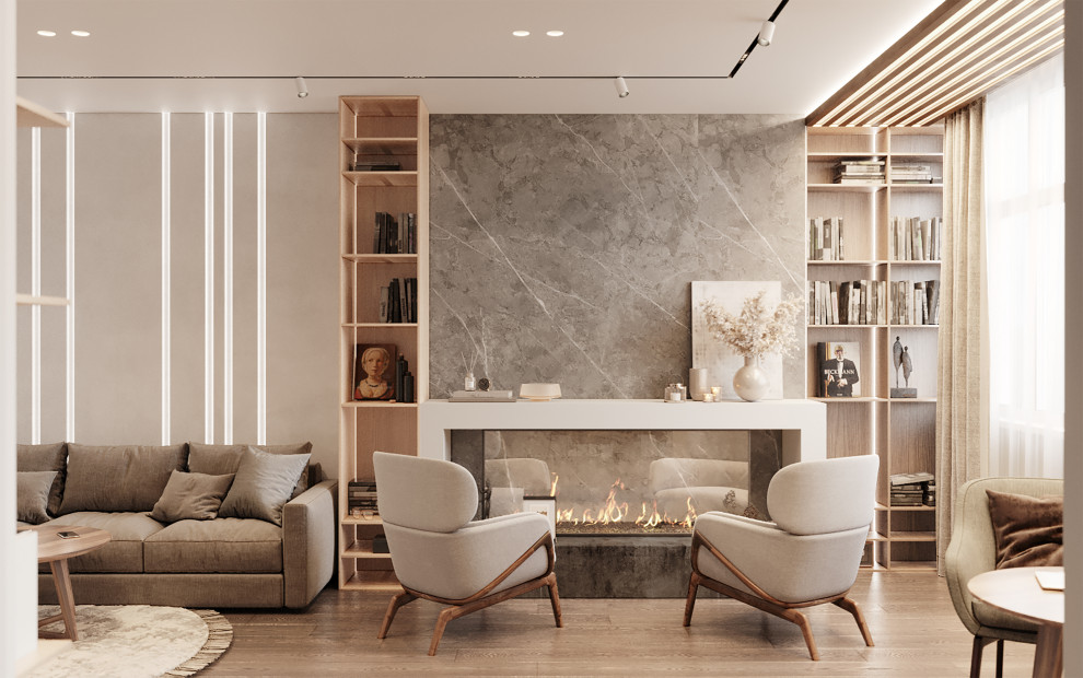 Трехкомнатная квартира в современном стиле