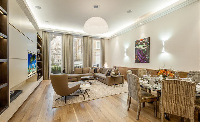 Furnishing contemporary-living-room