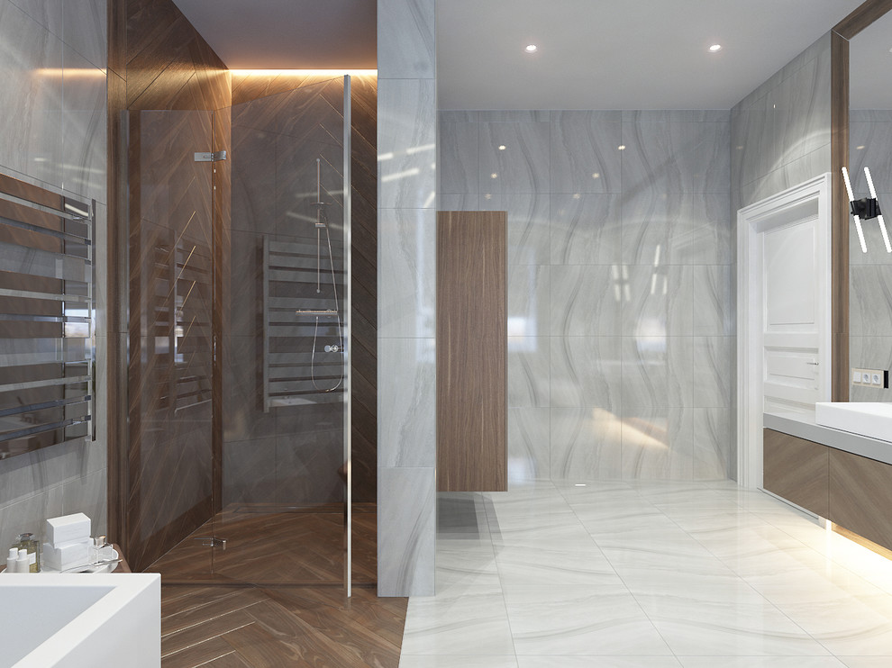 Ванная комната в доме.