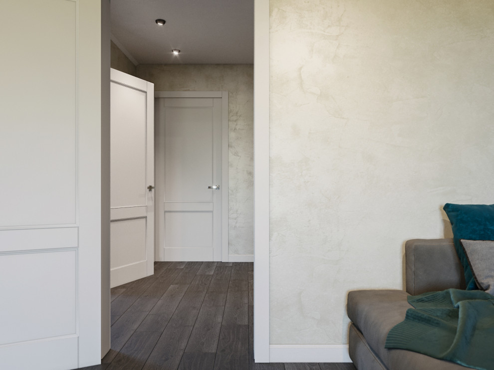 Дизайн интерьера мансарды дома (ул.Б.Зуевская)