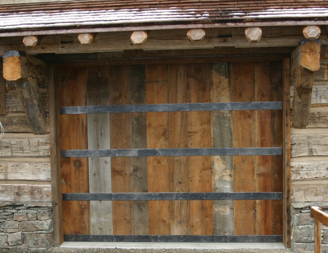 Rustic Reclaimed Doors Montana Legacy Collection   Rustic Garage 