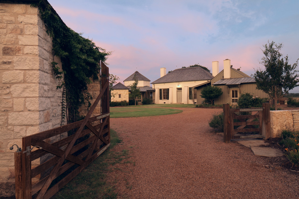 East Texas Ranch Farmhouse Exterior Houston by Don B McDonald