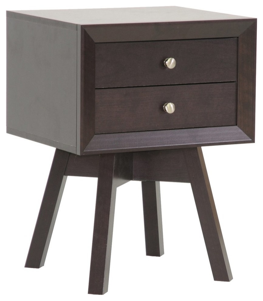 Baxton Studio Warwick Brown Modern Accent Table and Nightstand