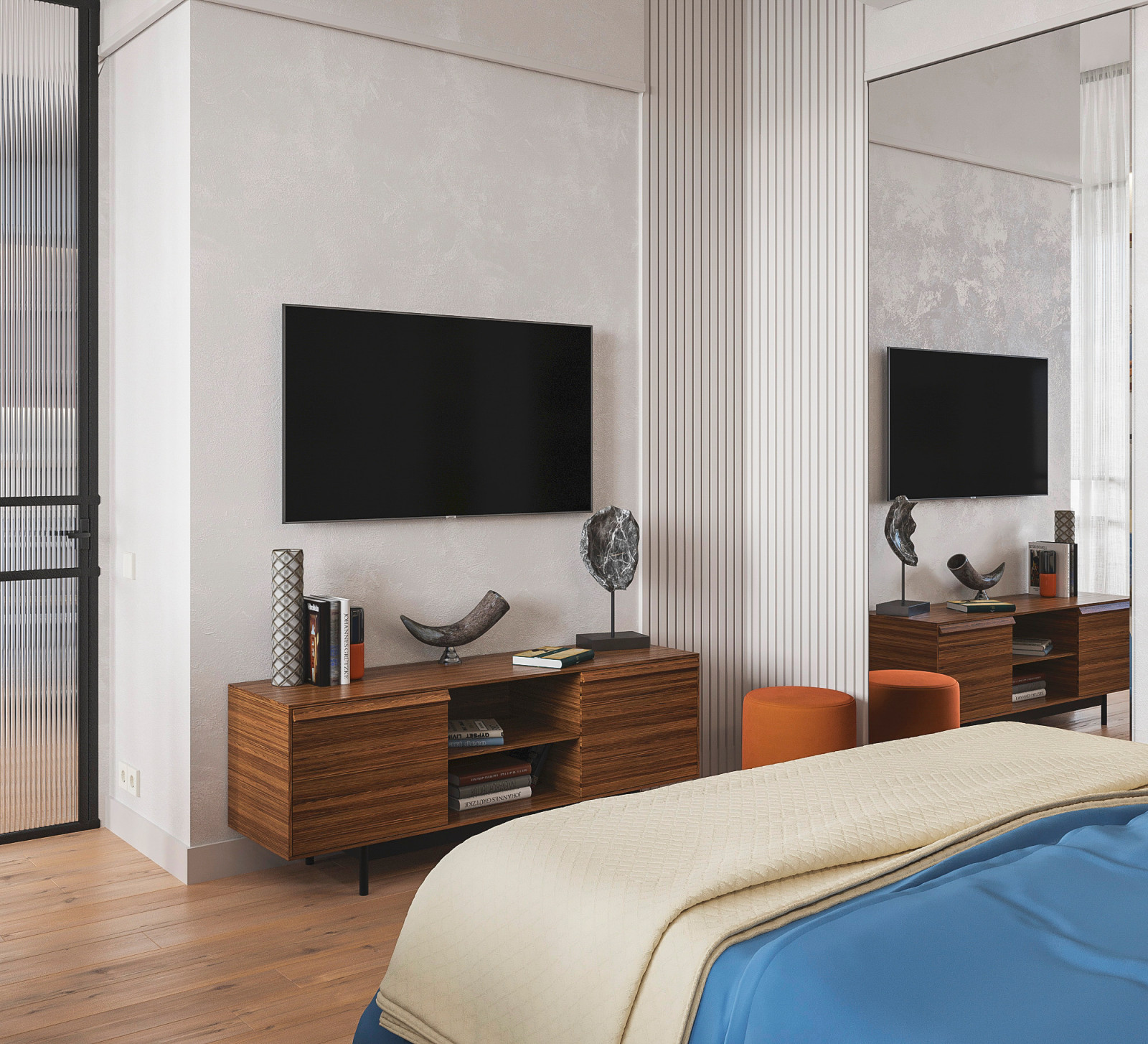 Оранжевое настроение. Квартира с панорамным видом 70 кв.м. в ЖК Дыхание