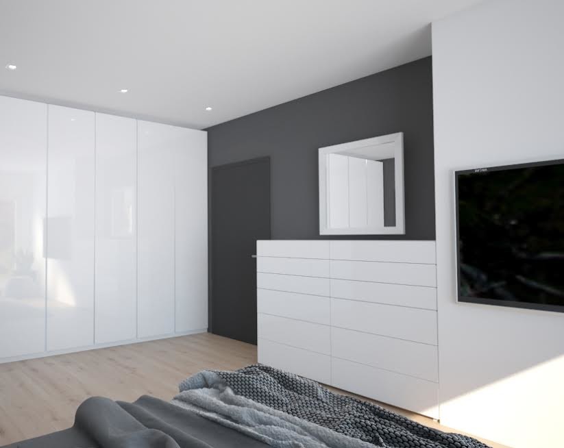 3D проект квартиры в Швейцарии