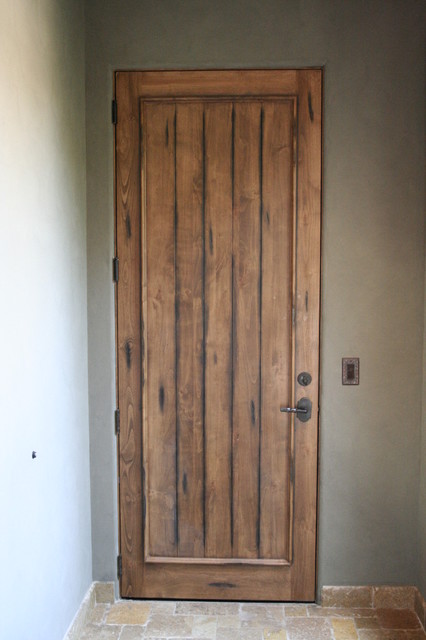 Interior Wood Doors Rustic Hallway Landing Phoenix