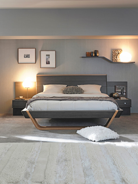 Shannon Grey Oak Modern Bedroom Toronto By Gautier