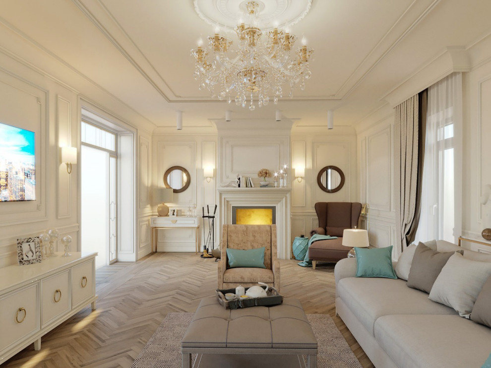 гостиная в классическом стиле