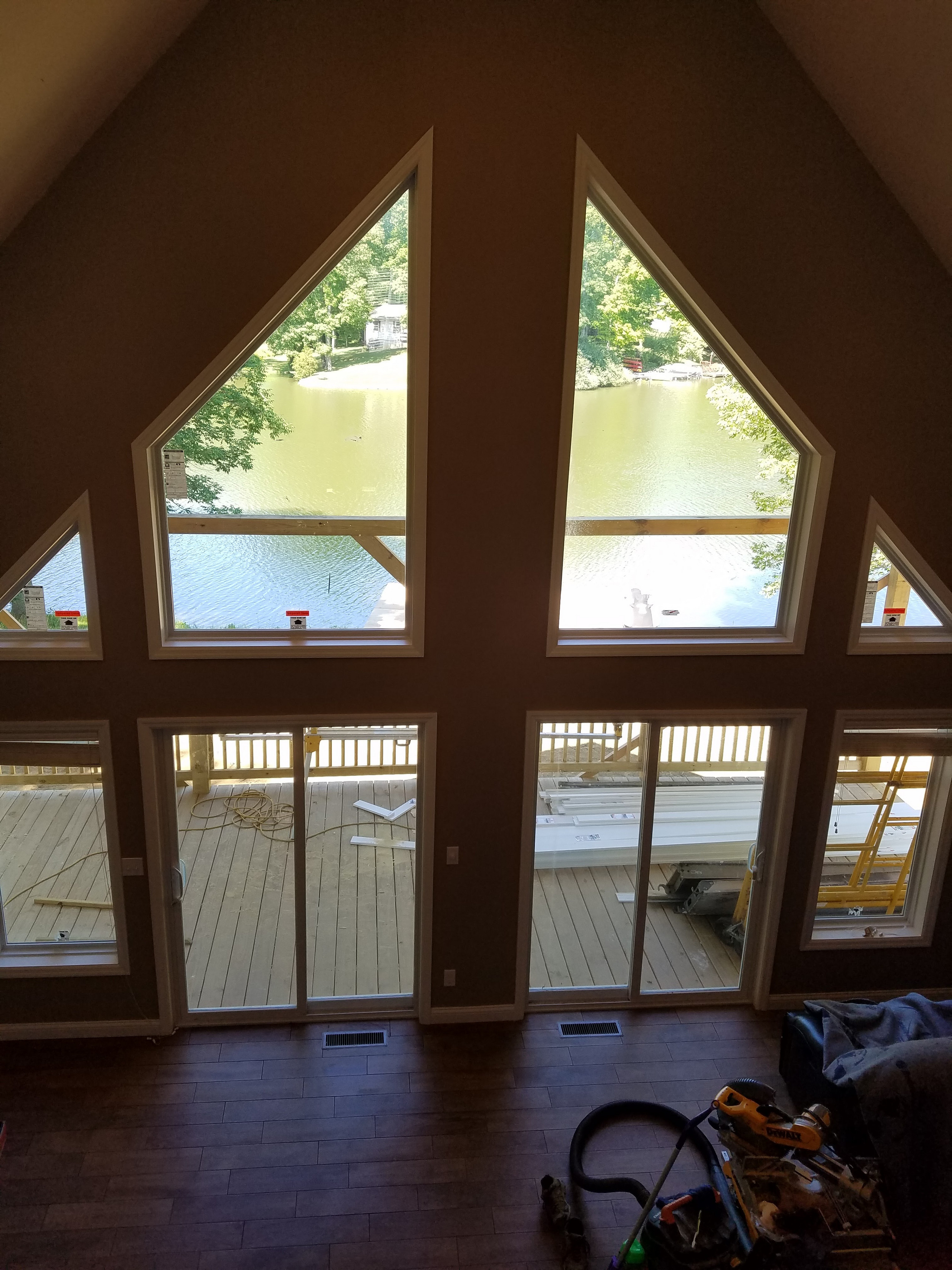 Blue Gable Roof Custom Home