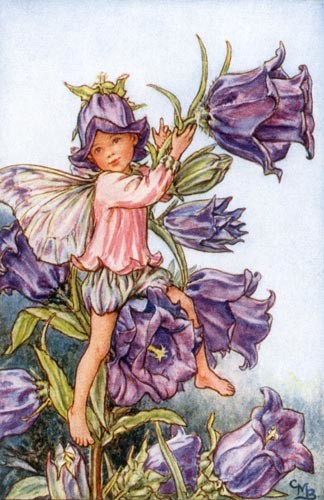 Violet Garden Fairy Vintage Wall Art