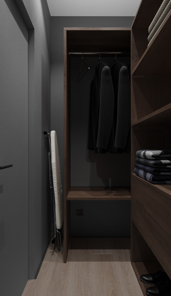 Мужской интерьер на 43кв.м ЖК "Фонвизина