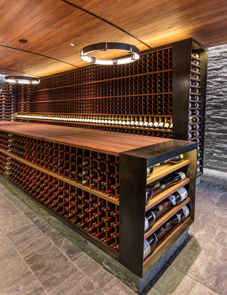 Wine cellar - rustic wine cellar idea