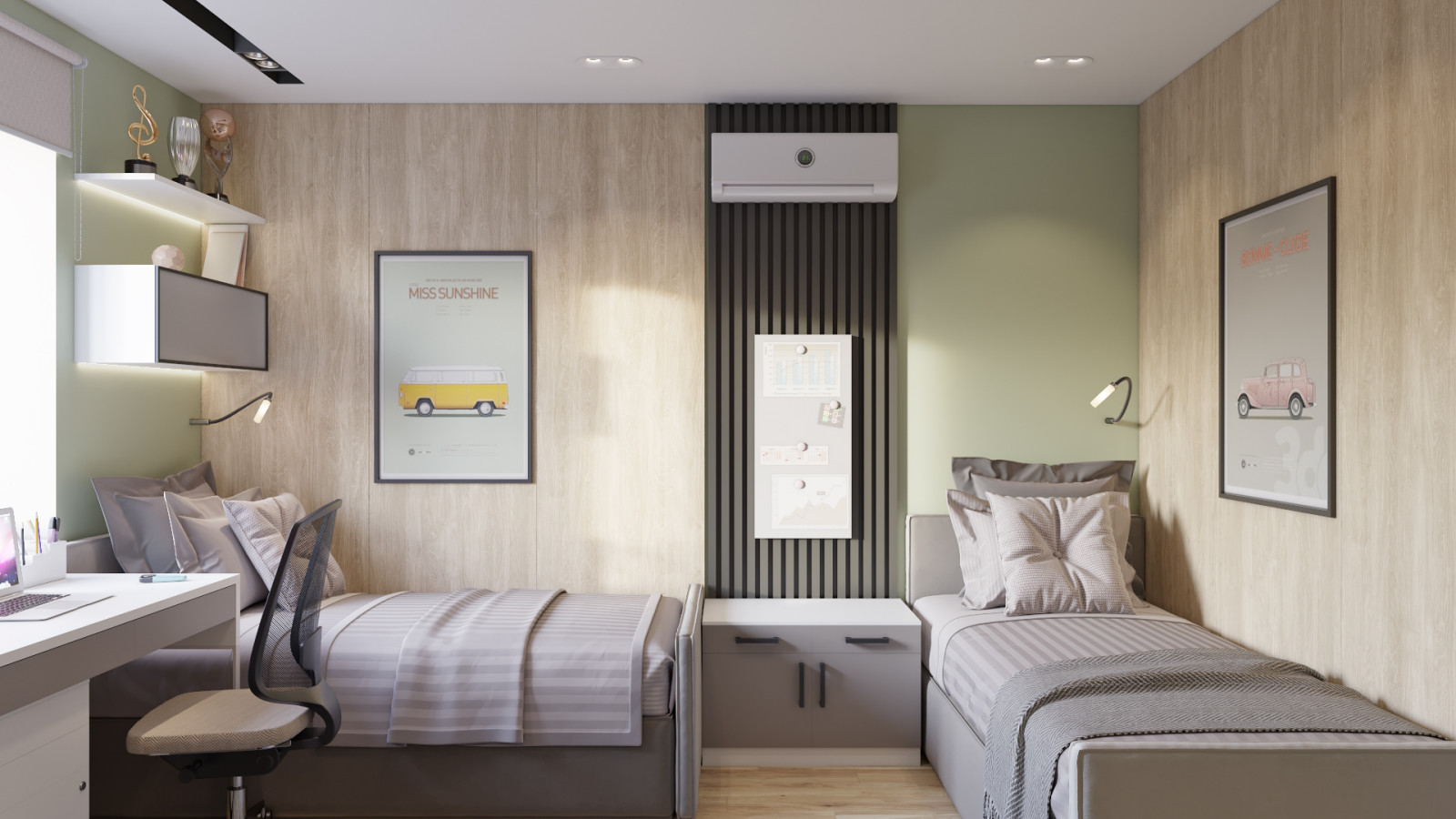 Дизайн трехкомнатной квартиры Днепр