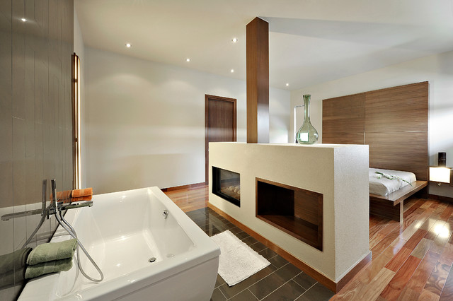 Random residnetial modern-schlafzimmer