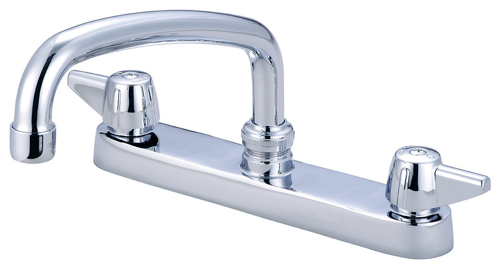 Central Brass Two Handle Cast Brass Kitchen Faucet Contemporary