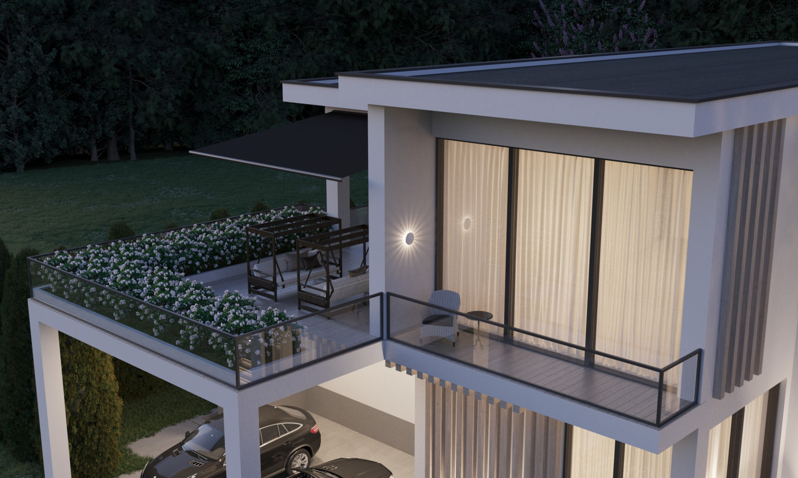 Загородный дом в современном стиле