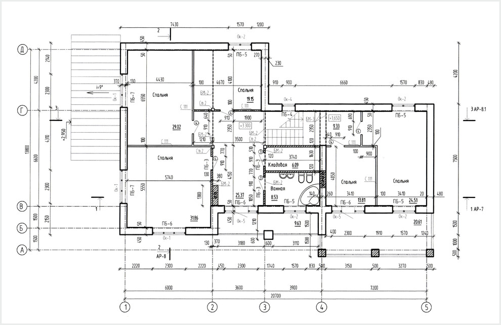 План 2 этажа