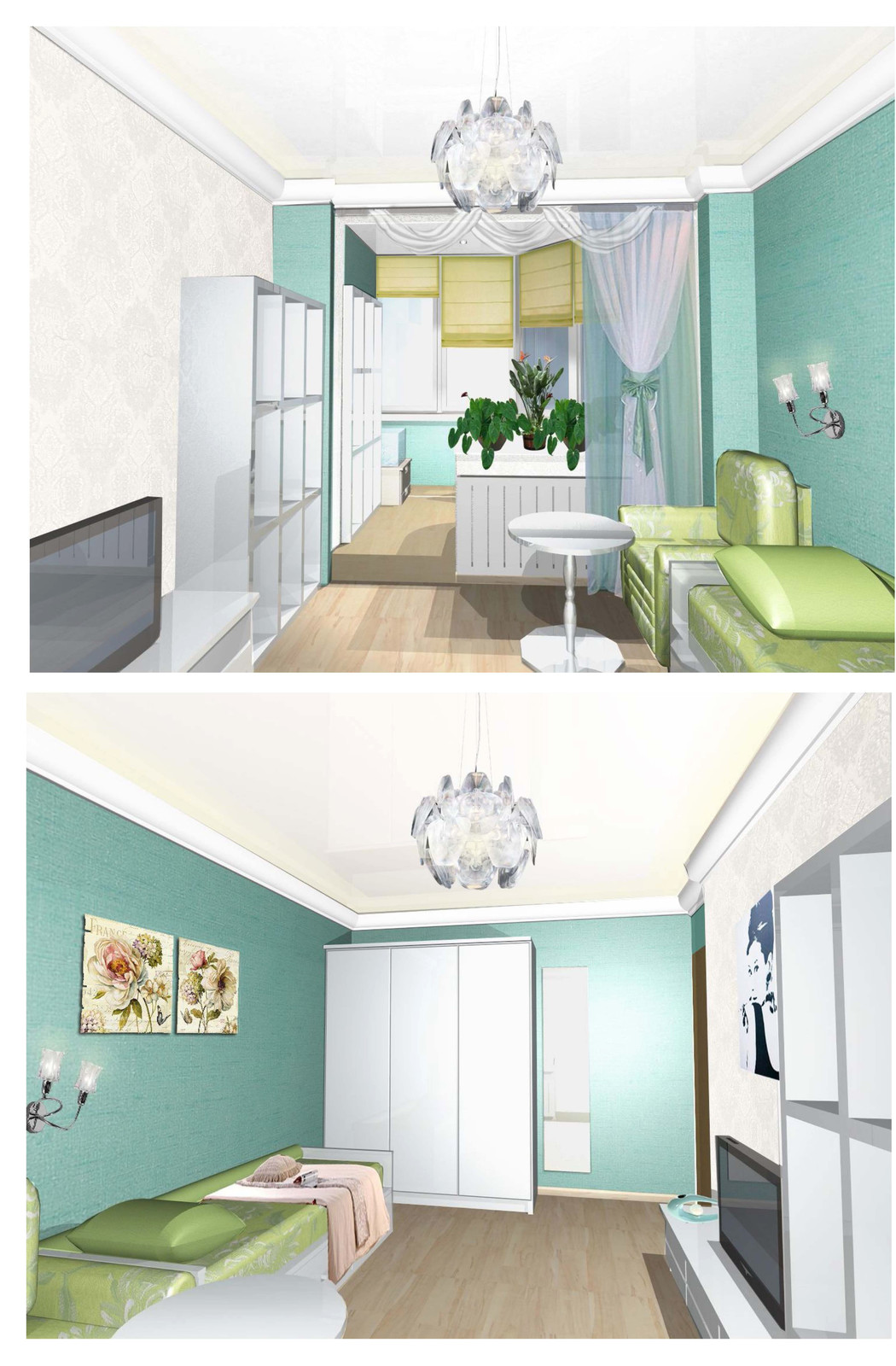 Перепланировка квартиры 67 кв.м.