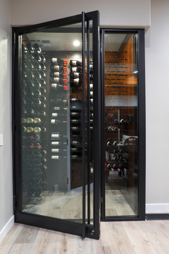 Solana Beach Del Mar San Diego Custom Wine Room Glass Enclosed Wine