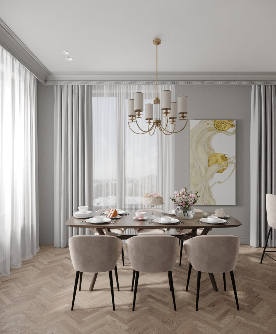 Гостинная в стиле Арт Деко