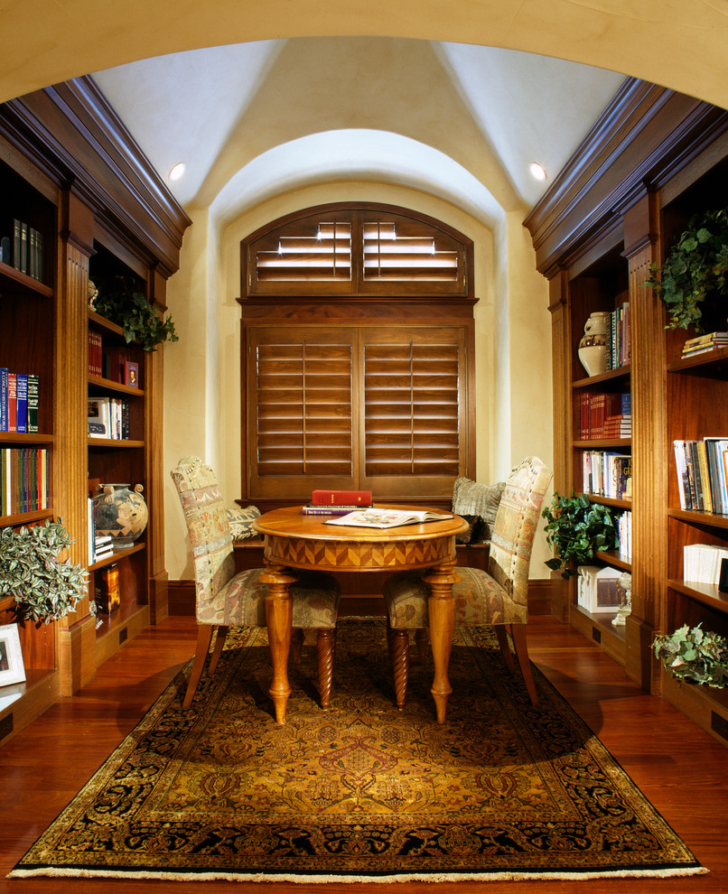 This is an example of a traditional home office in Denver.