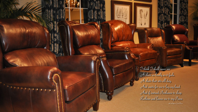 Hancock And Moore Leather Chairs Traditional Wichita By
