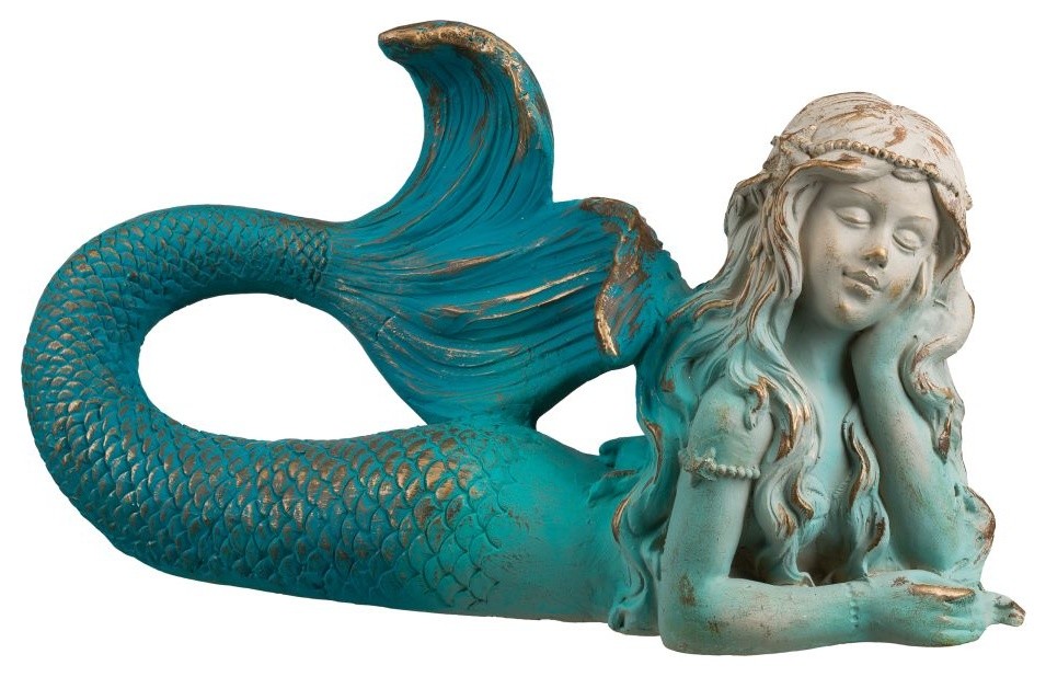 mermaid yard statue