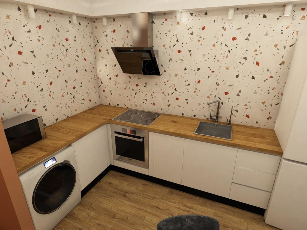 Квартира 60 кв.м. ТЗ от заказчика "Ярко и не ярко))"