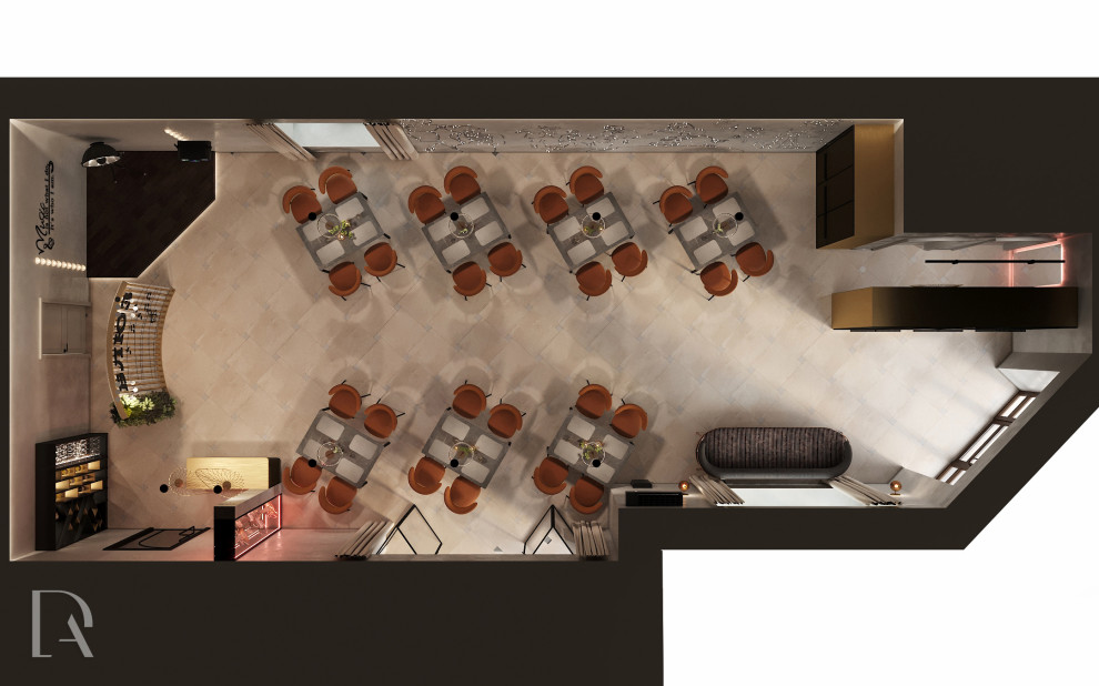 Основной зал 87,8 м2