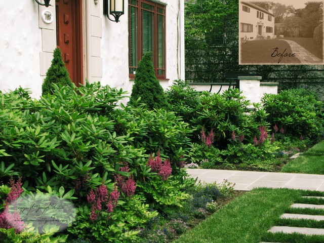 Front Yard Landscaping Project in NY - Traditional ... Front Yard Landscaping Project in NY Traditional