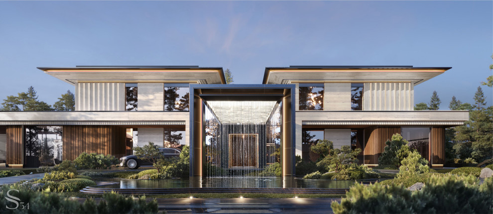 Парадный вход гостевого дома