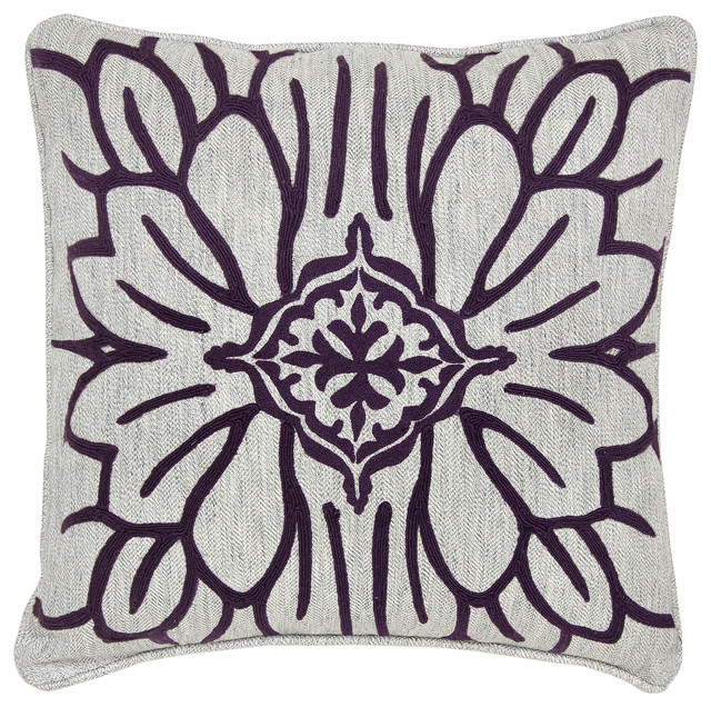 Pippin Plum Pillow Set Of 2 Transitional Decorative Pillows