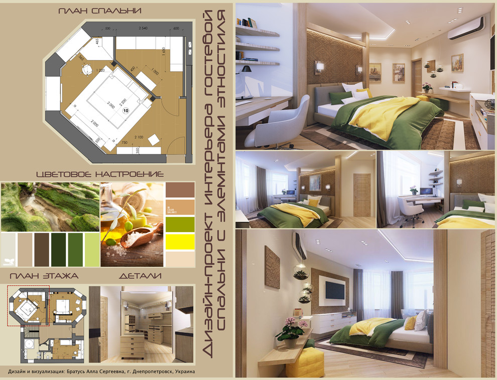 ДИЗАЙН ГОСТЕВОЙ СПАЛЬНИ