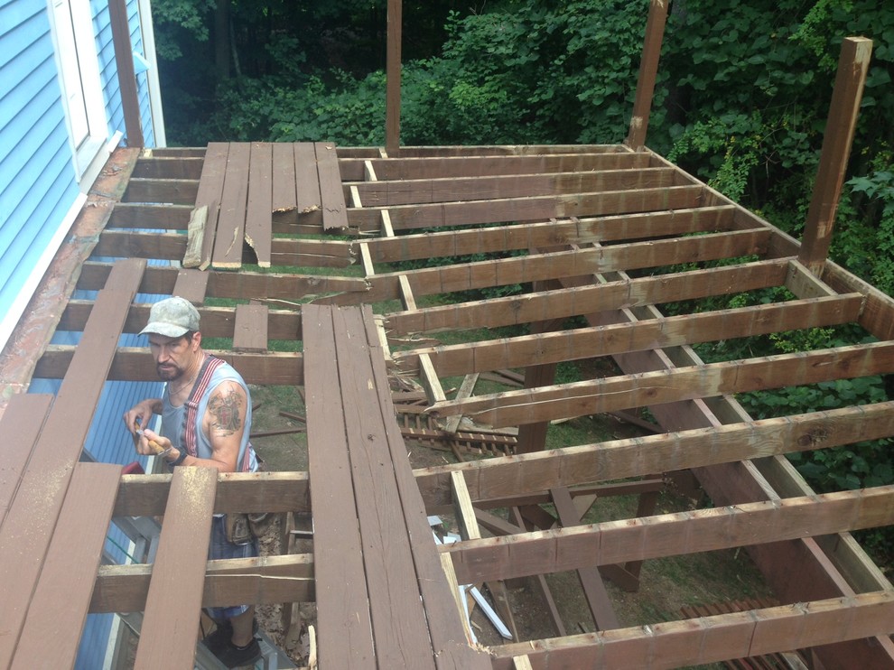 Pepperell, MA Deck (Ice Dam Damage)