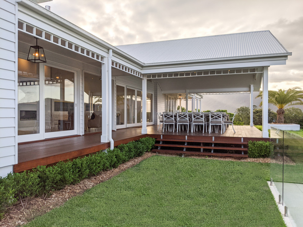 Traditional deck in Brisbane.