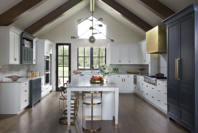 Transitional Kitchen nyklassisk-koek